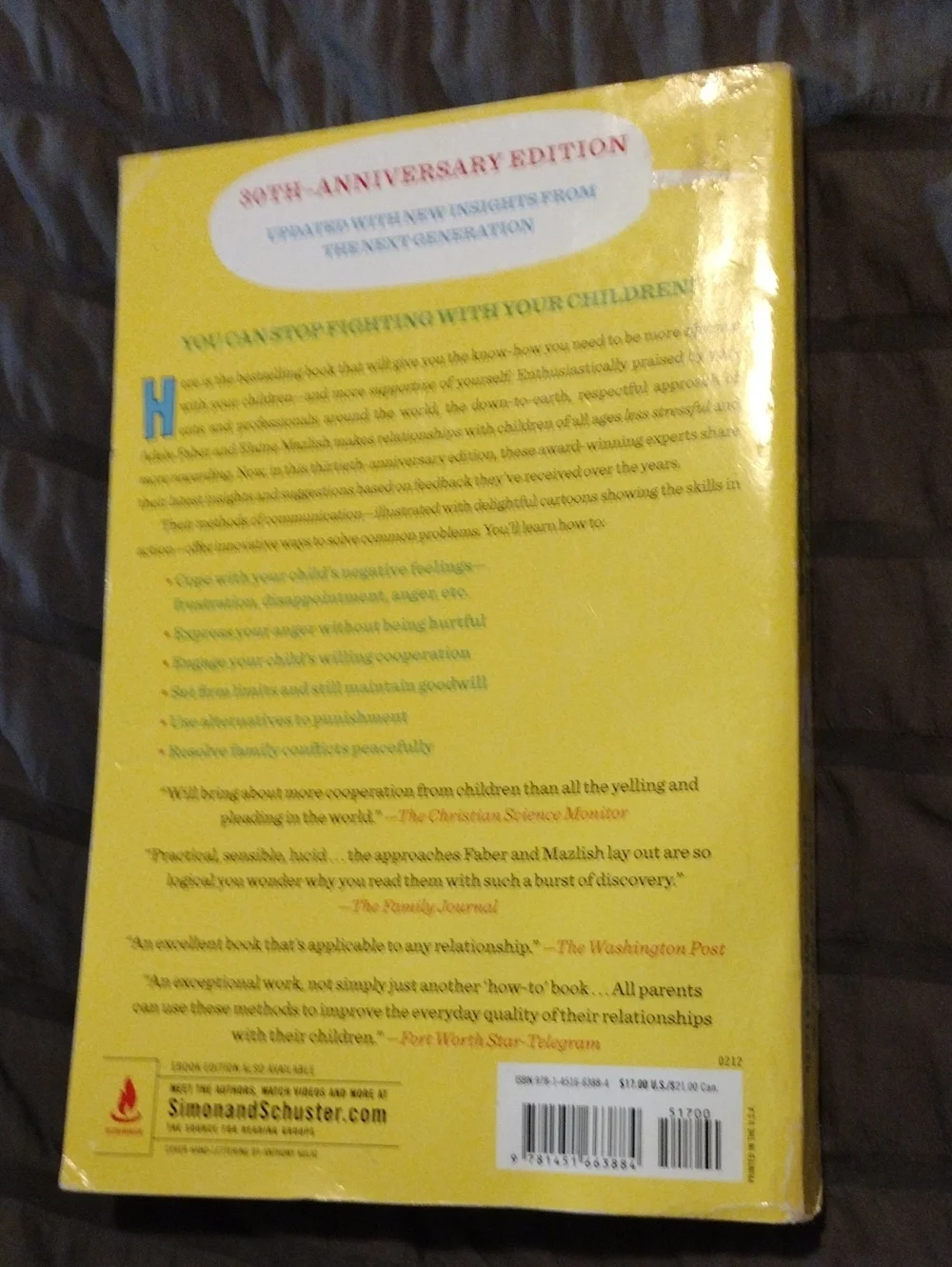 How To Talk So Kids Will Listen & Listen So Kids Will Talk — Yellow Edition by
